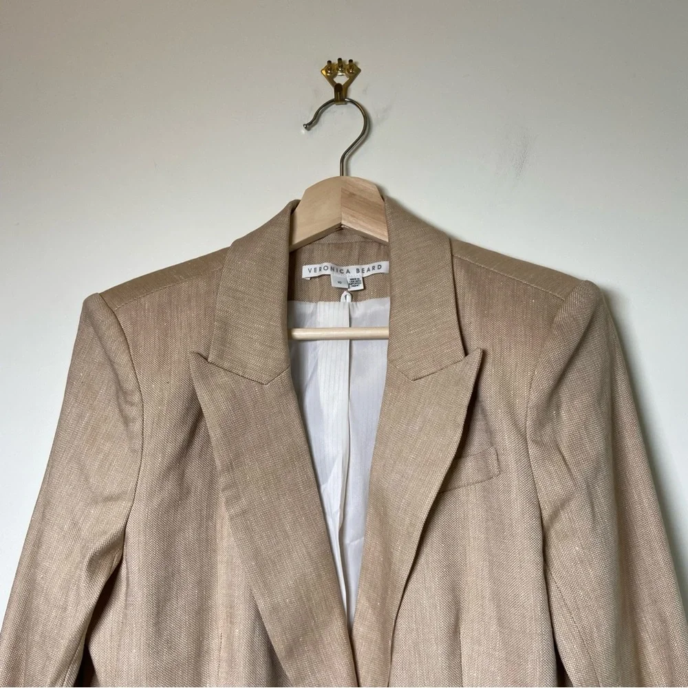 Veronica Beard Hosanna Linen Dickey Jacket - Picture 4 of 9